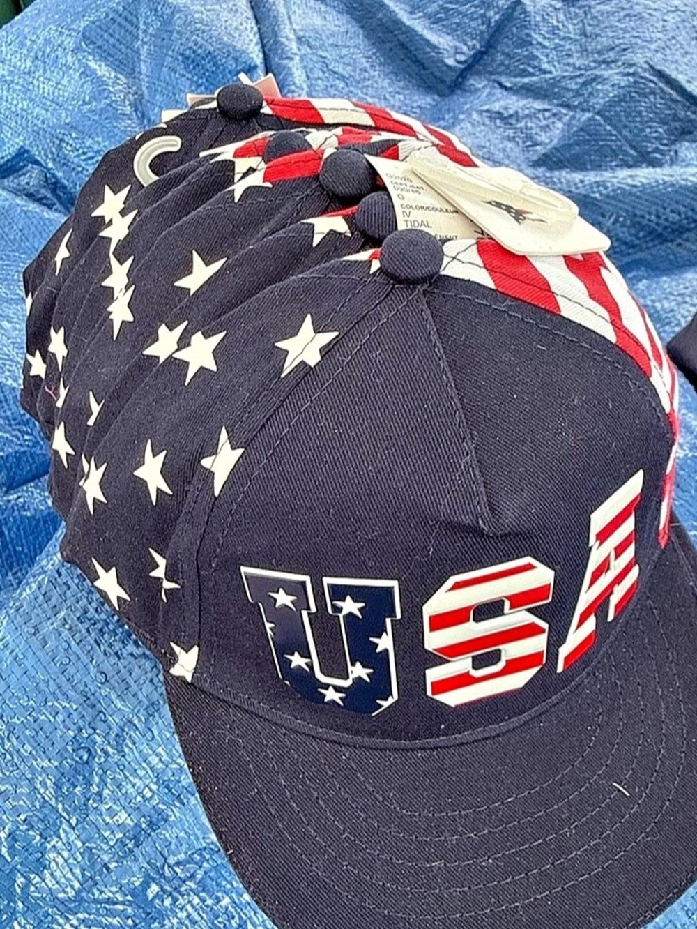 Bundle of 11 USA Baby Infant Flag Print Hat NWT Children’s Place
